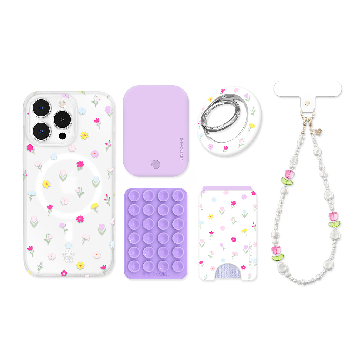 Dreamy Meadow Floral iPhone Bundle Set