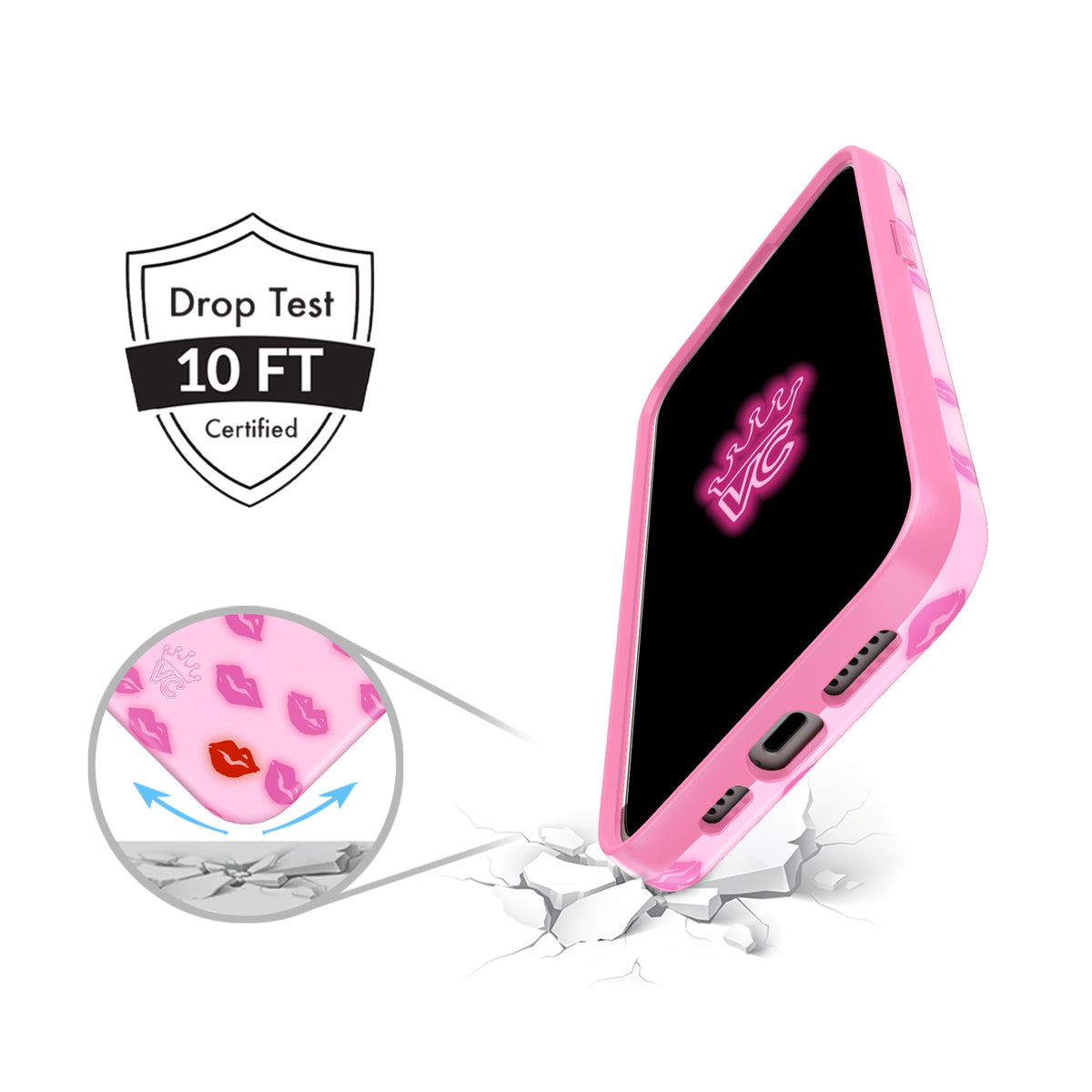 Kiss Kiss iPhone Case