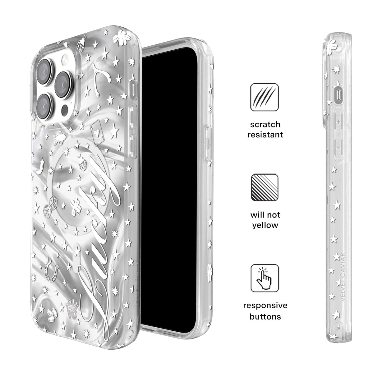 Lucky Girl Holo iPhone Case