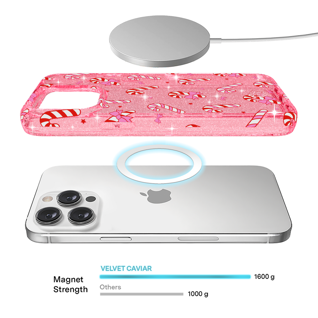 Pink Peppermint Princess iPhone Case