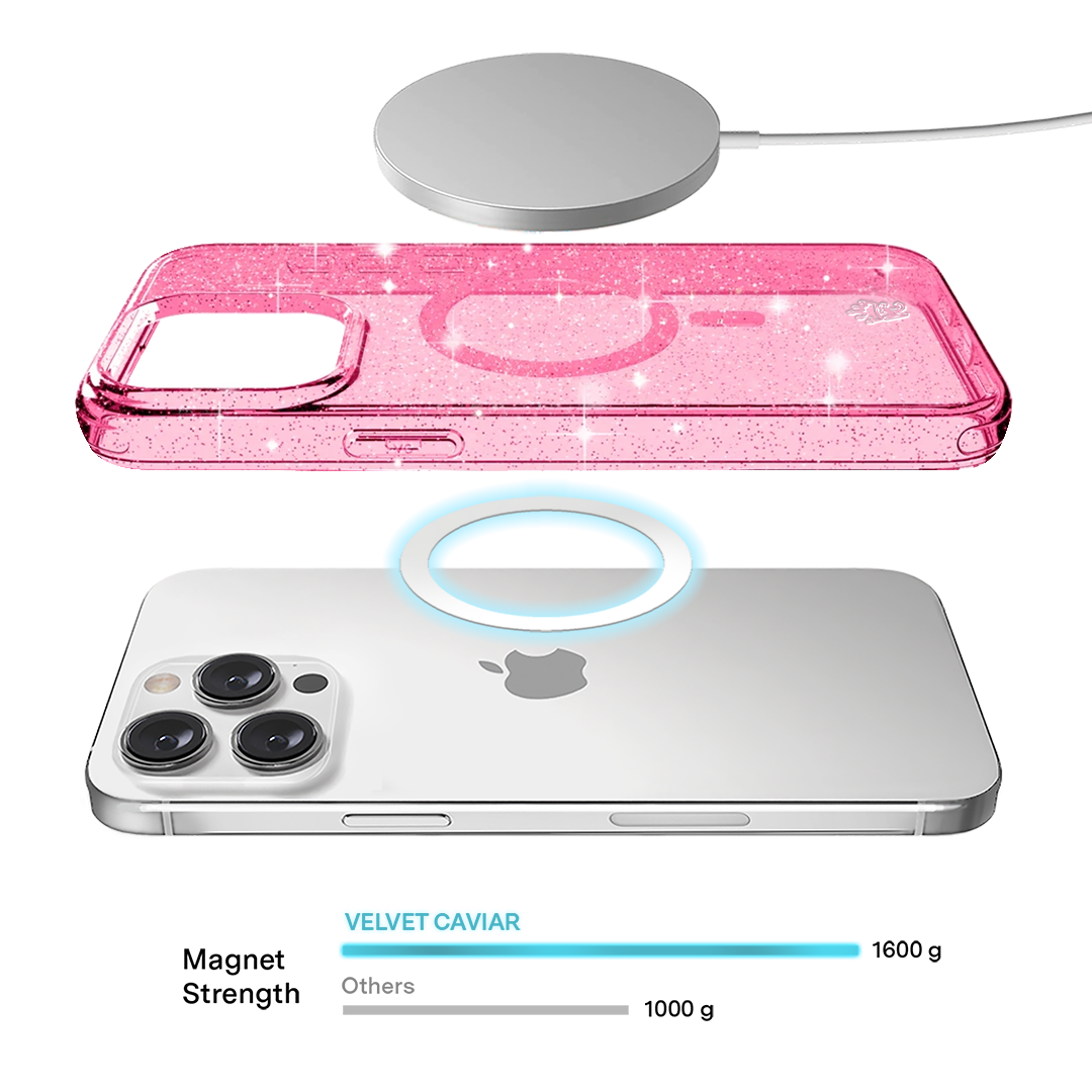 Pink Stardust Glitter iPhone Case