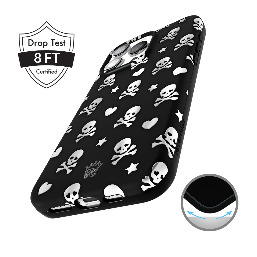 Chrome Skulls iPhone Case