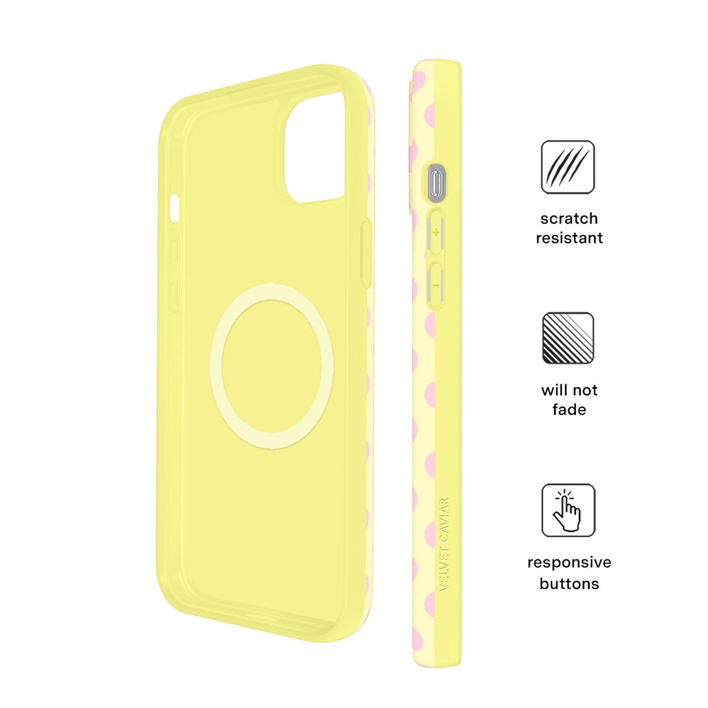 Buttercream Polka Dot iPhone Case