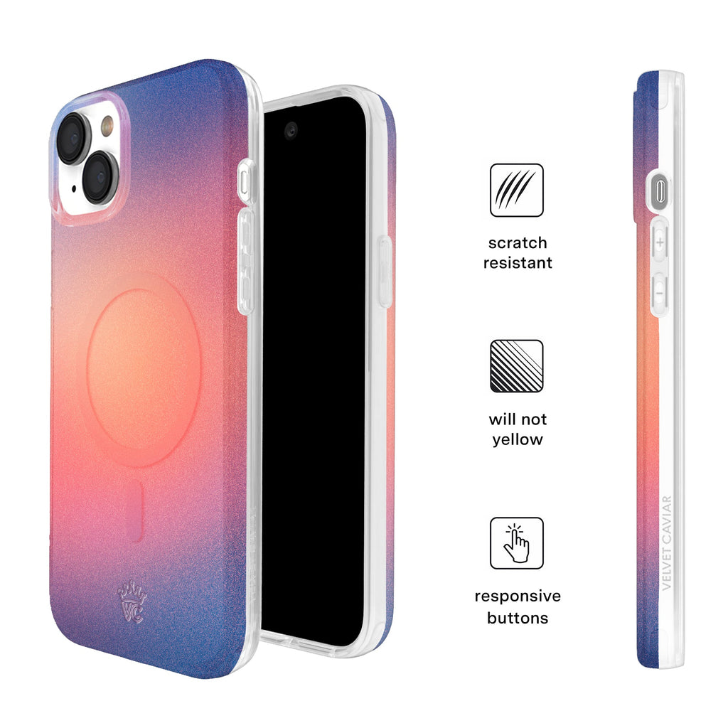 Sunset Glow Aura iPhone Case