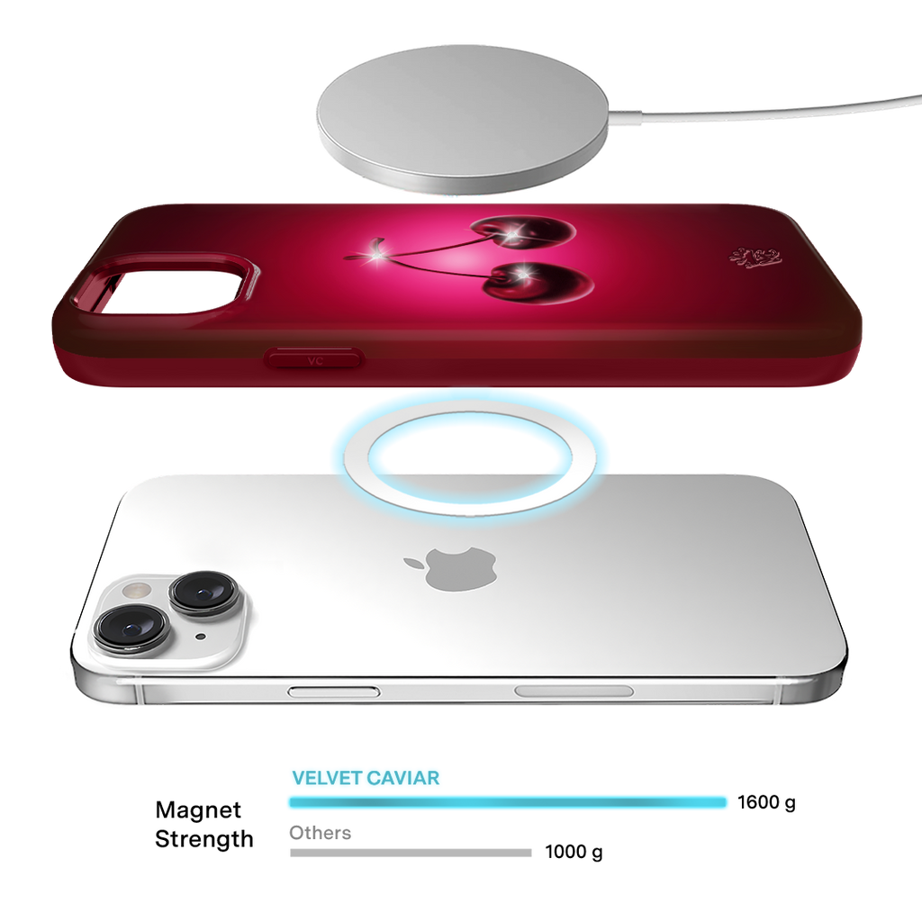 Black Cherry Crystal iPhone Case