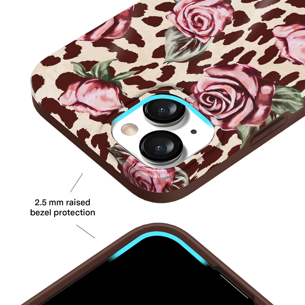 Rosy Leopard iPhone Case