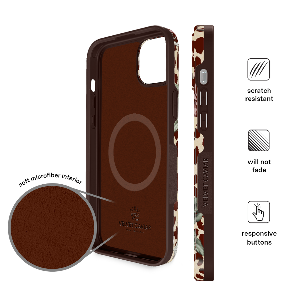 Rosy Leopard iPhone Case