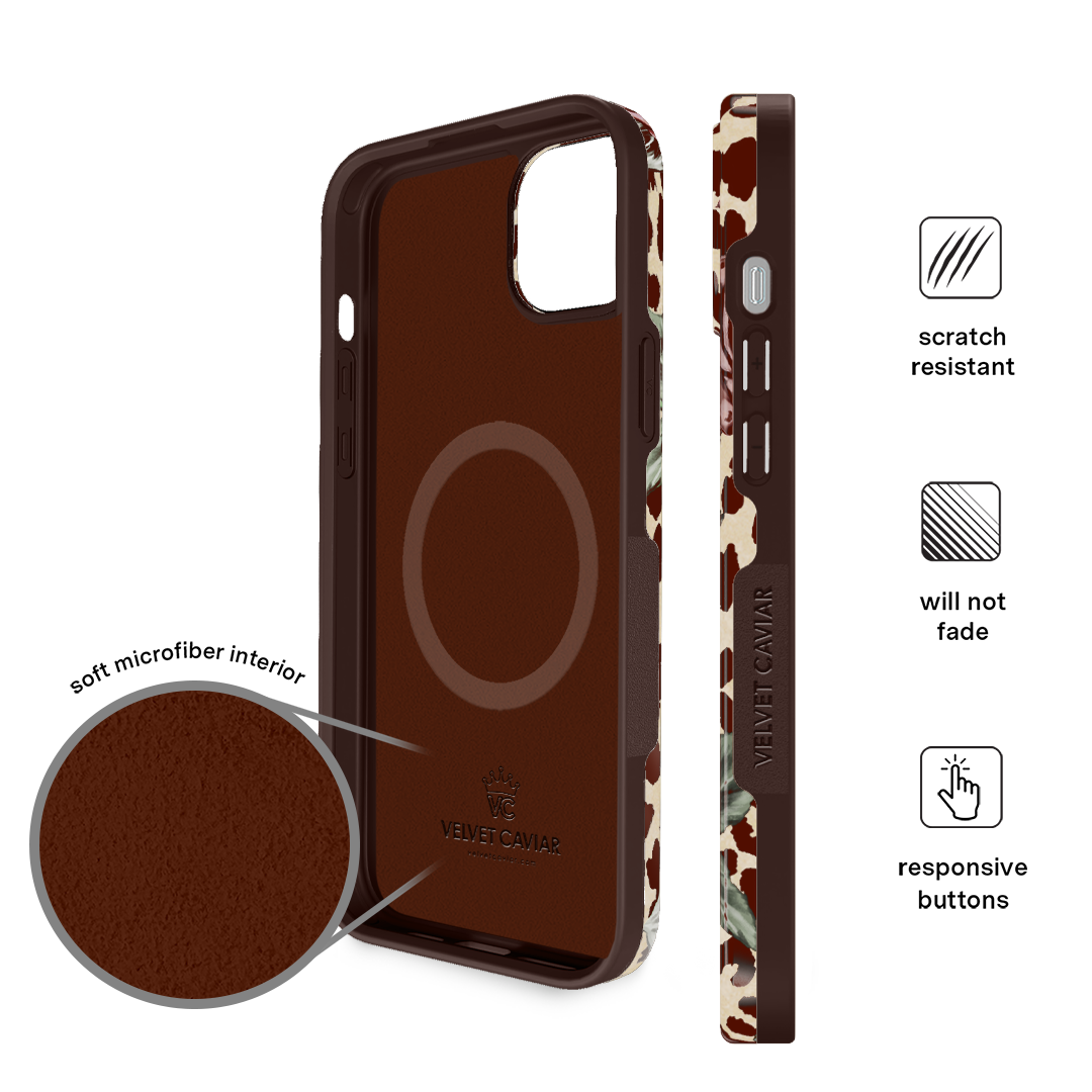Rosy Leopard iPhone Case