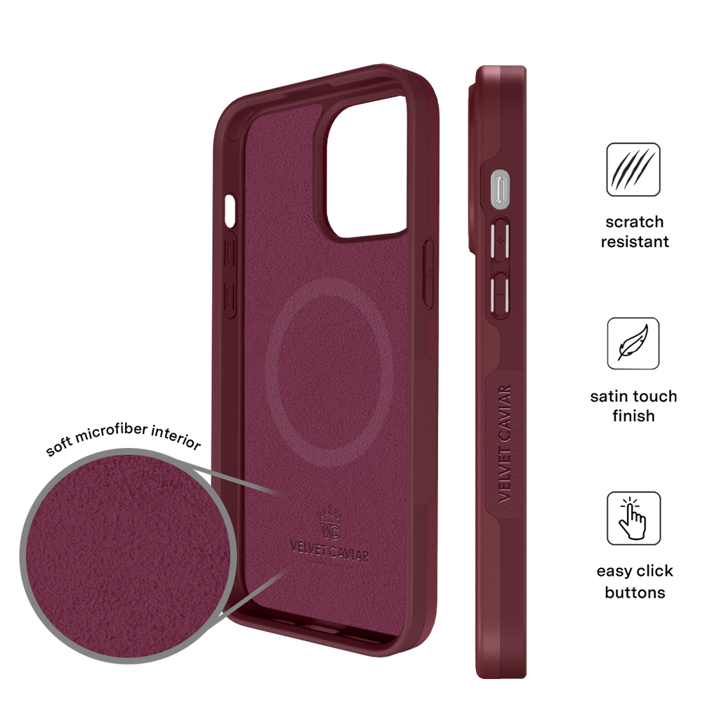 Burgundy 1990 iPhone Case