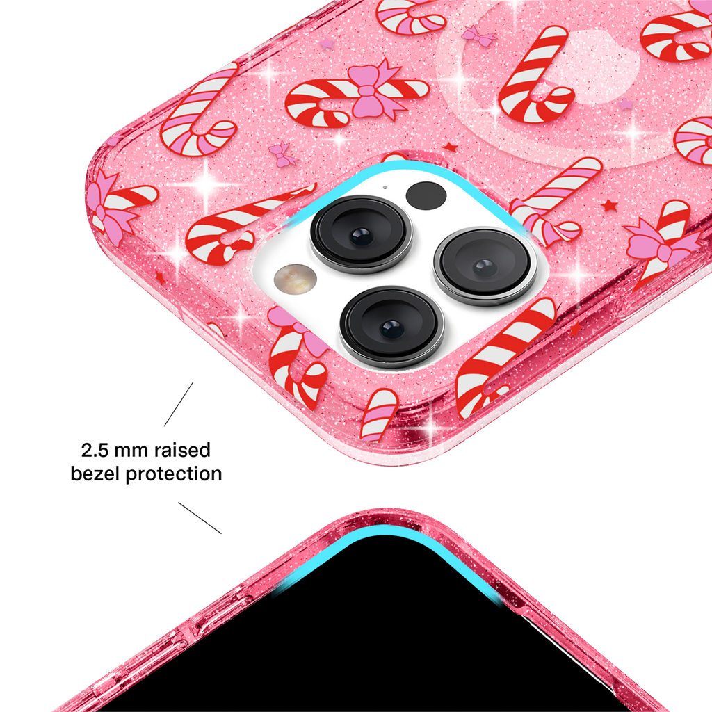 Pink Peppermint Princess iPhone Case