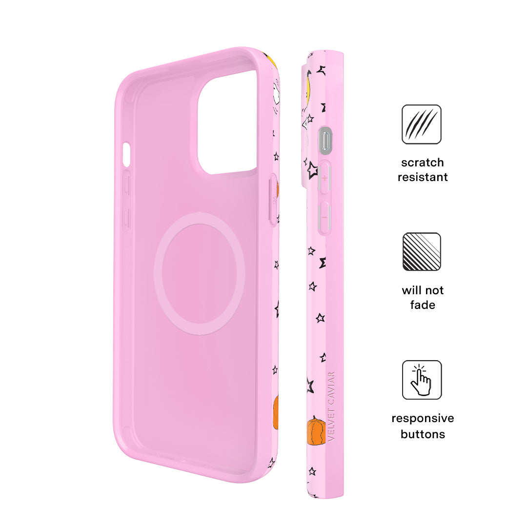 Snoopy Pink Pumpkins iPhone Case