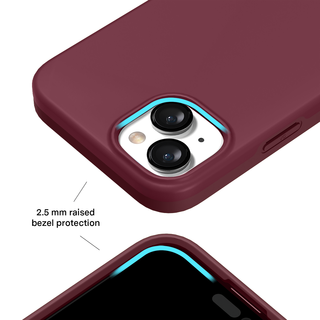 Burgundy 1990 iPhone Case