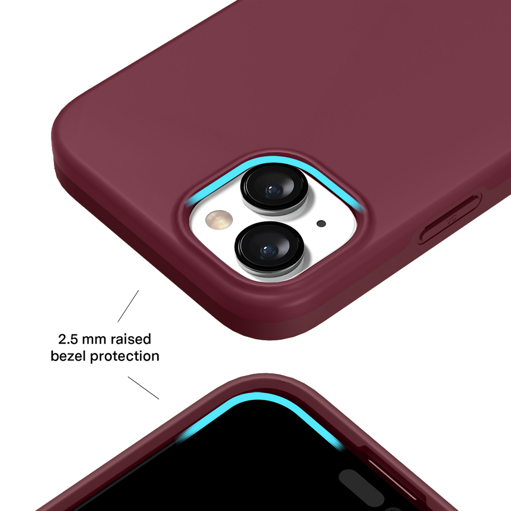 Burgundy 1990 iPhone Case