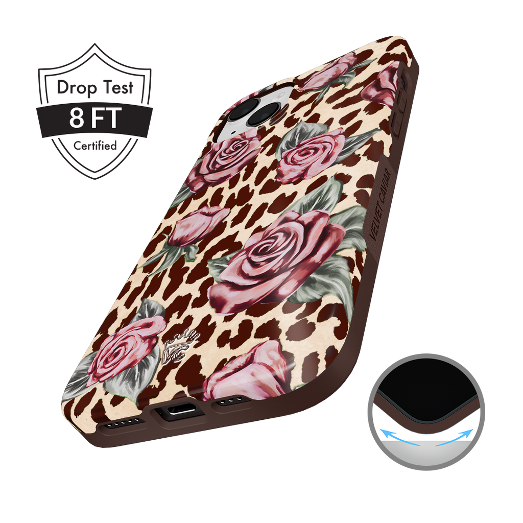 Rosy Leopard iPhone Case