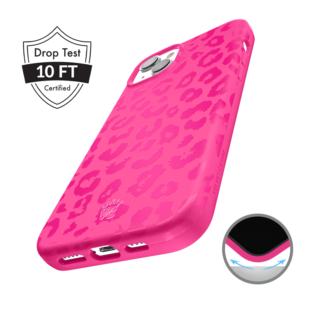 Even Hotter Pink Leopard iPhone Case