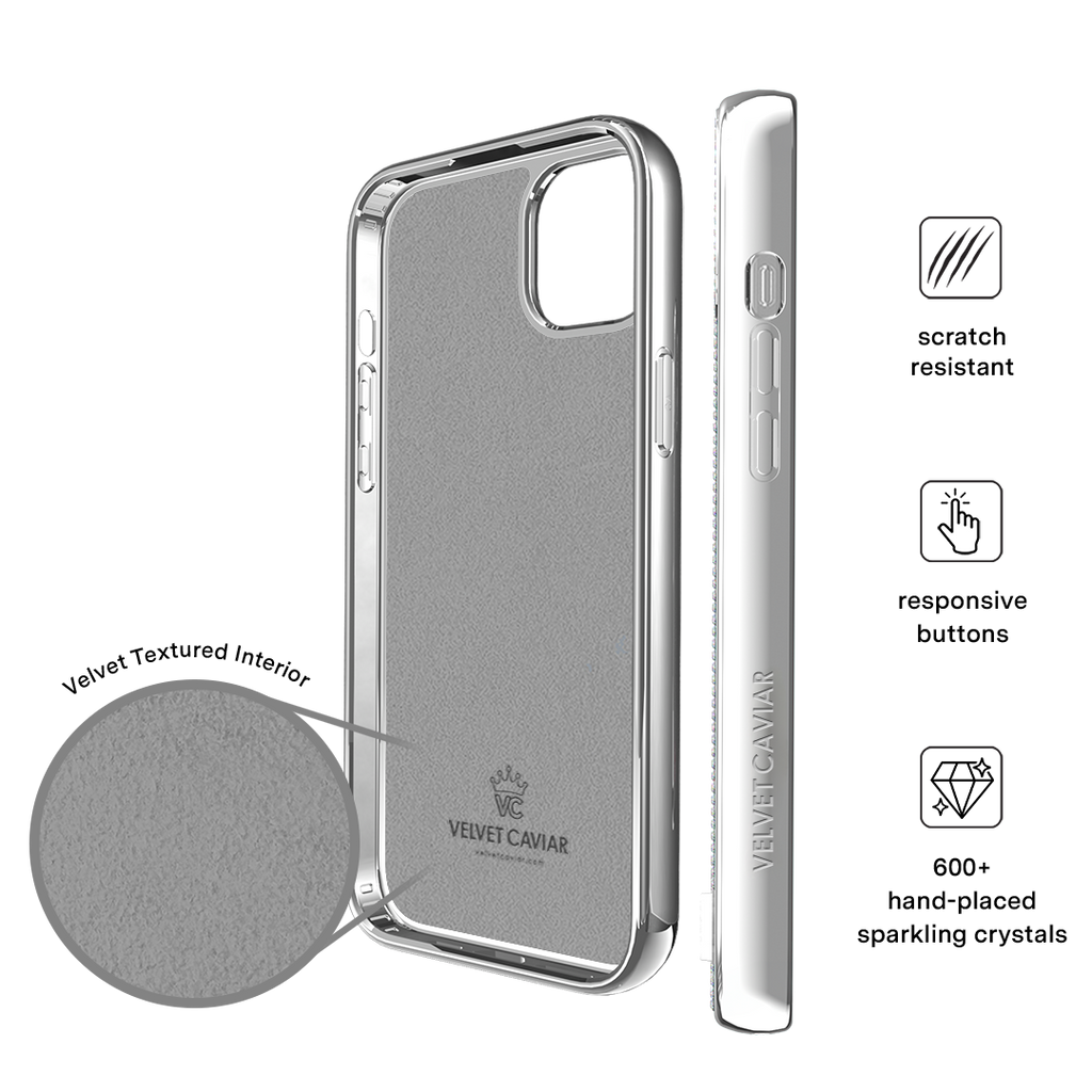 Chrome Caviar Crystals iPhone Case