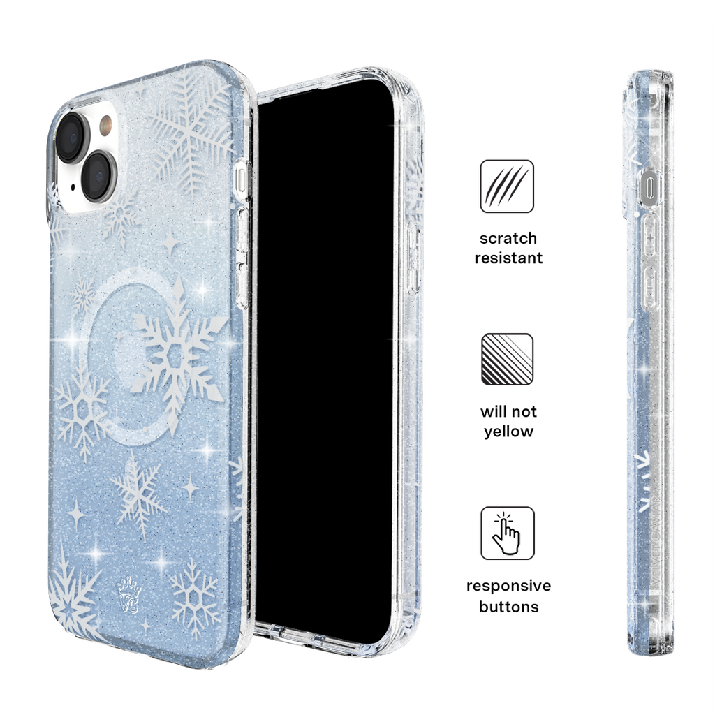 Snow Angel Glitter iPhone Case