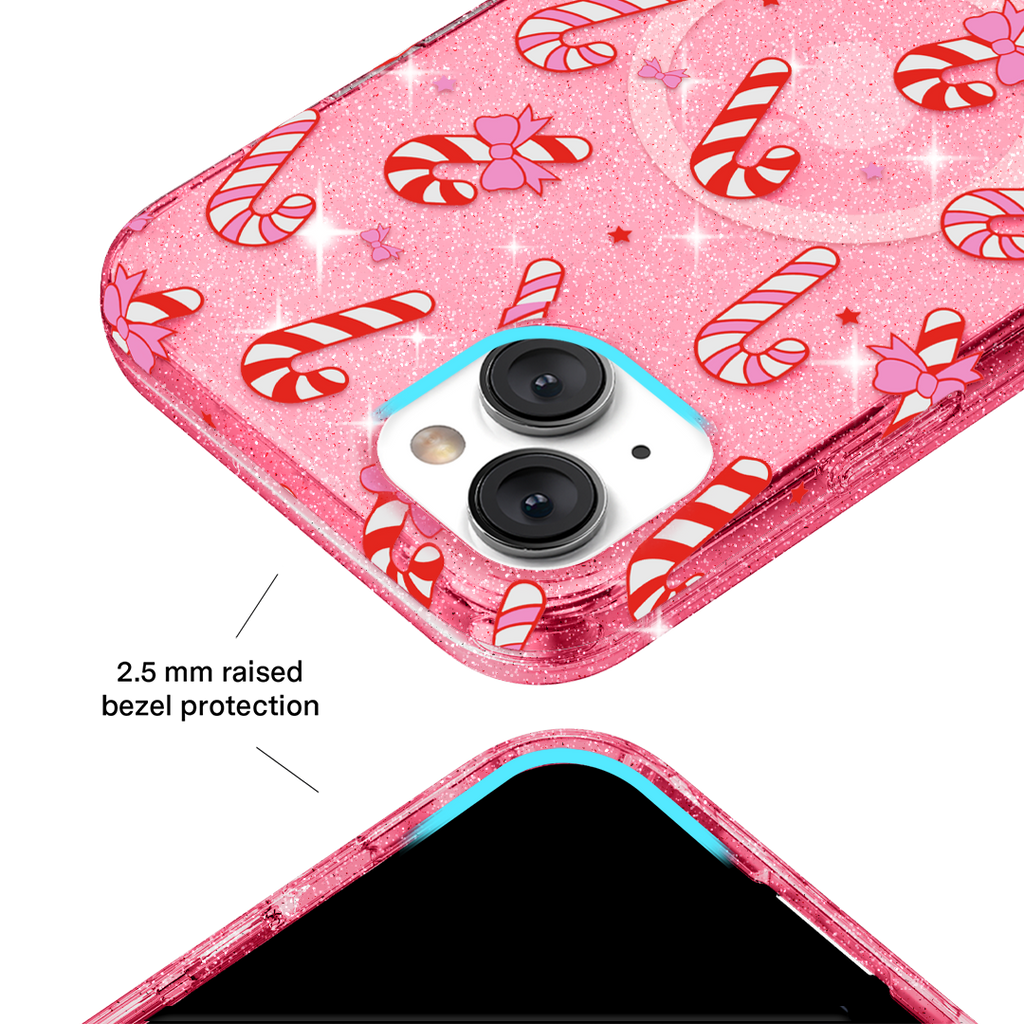 Pink Peppermint Princess iPhone Case