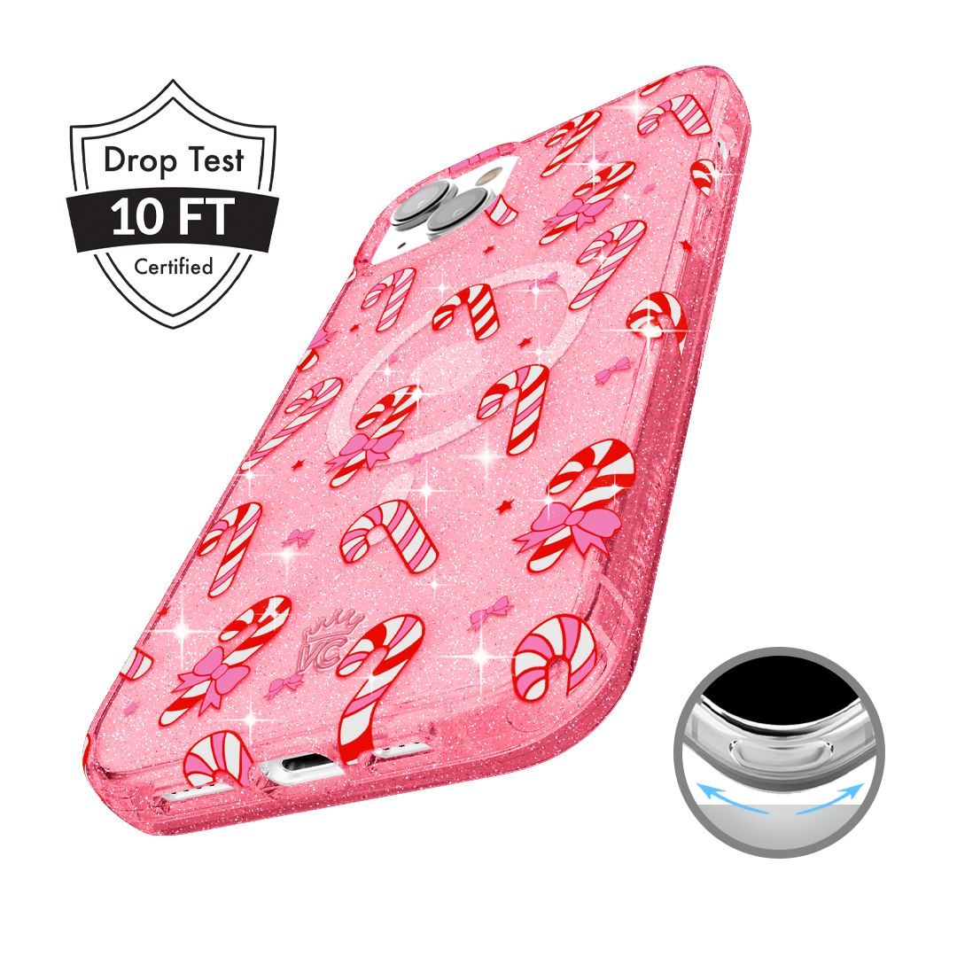 Pink Peppermint Princess iPhone Case
