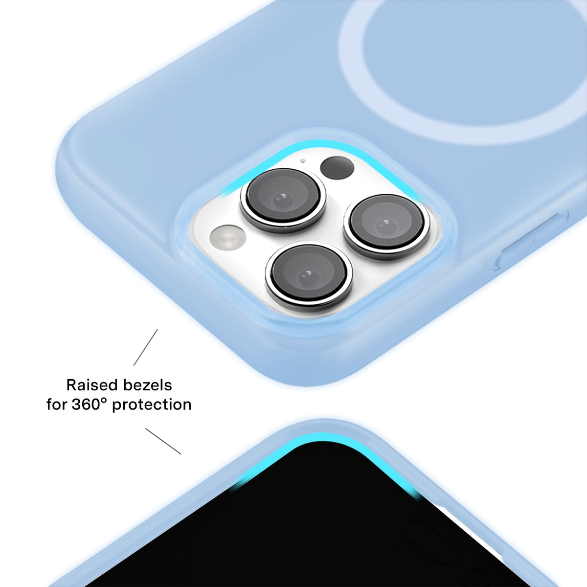 Glacier Blue Jelly iPhone Case