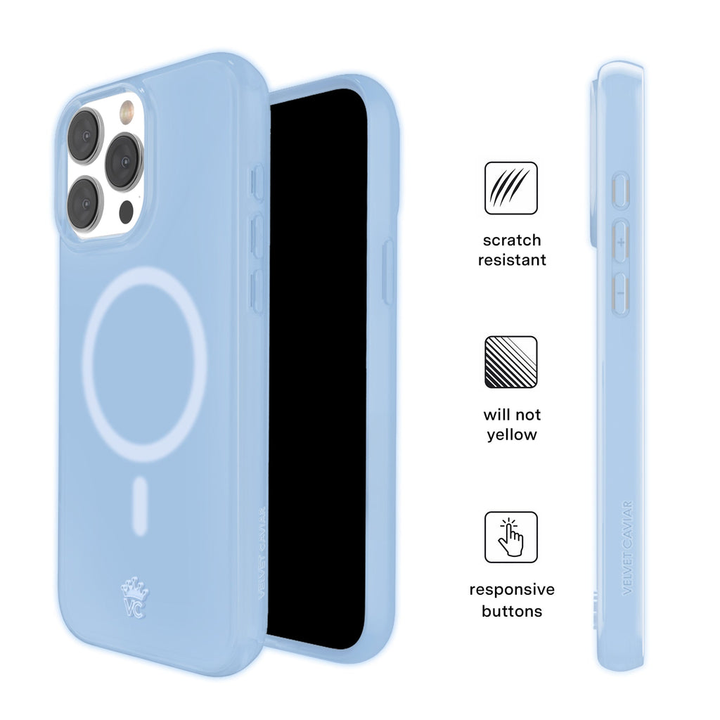 Glacier Blue Jelly iPhone Case