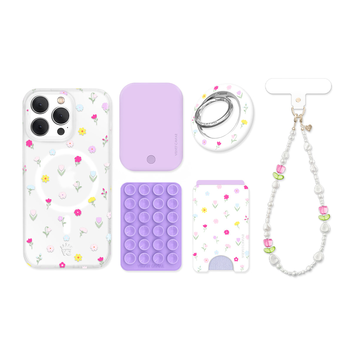 Dreamy Meadow Floral iPhone Bundle Set