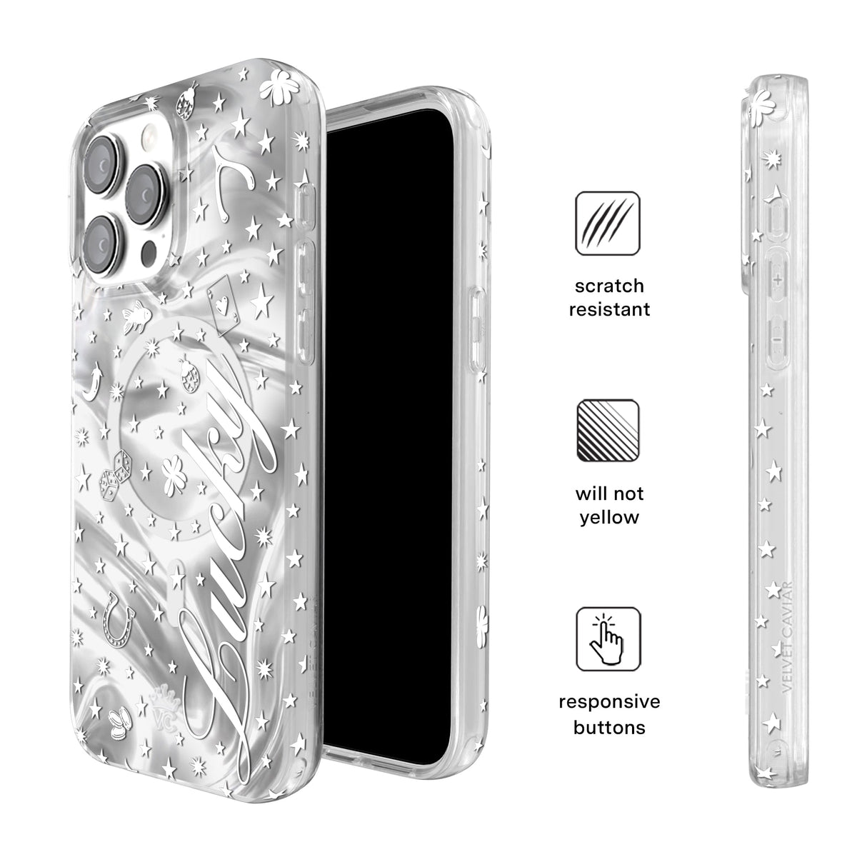 Lucky Girl Holo iPhone Case