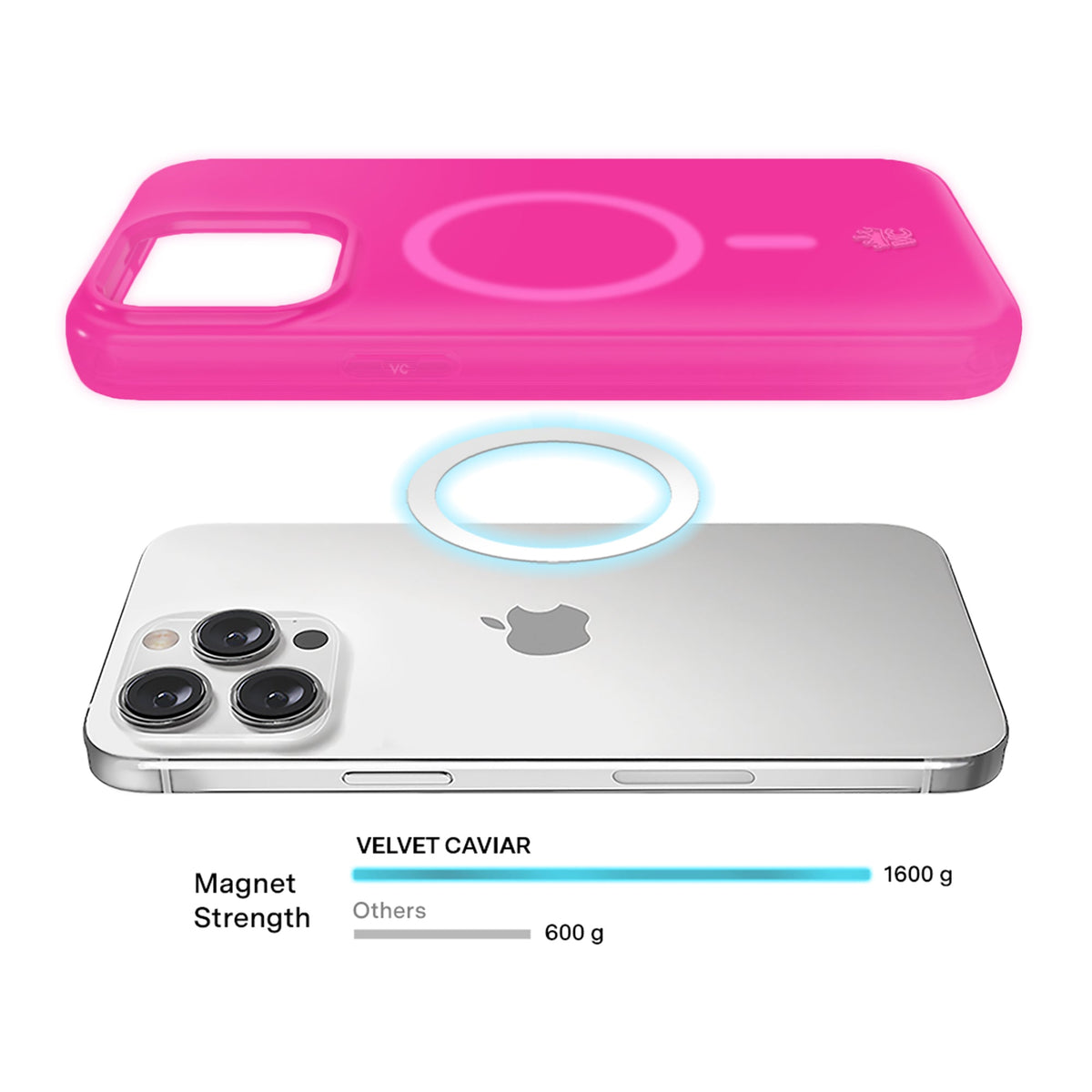 Pink Sapphire Jelly iPhone Case