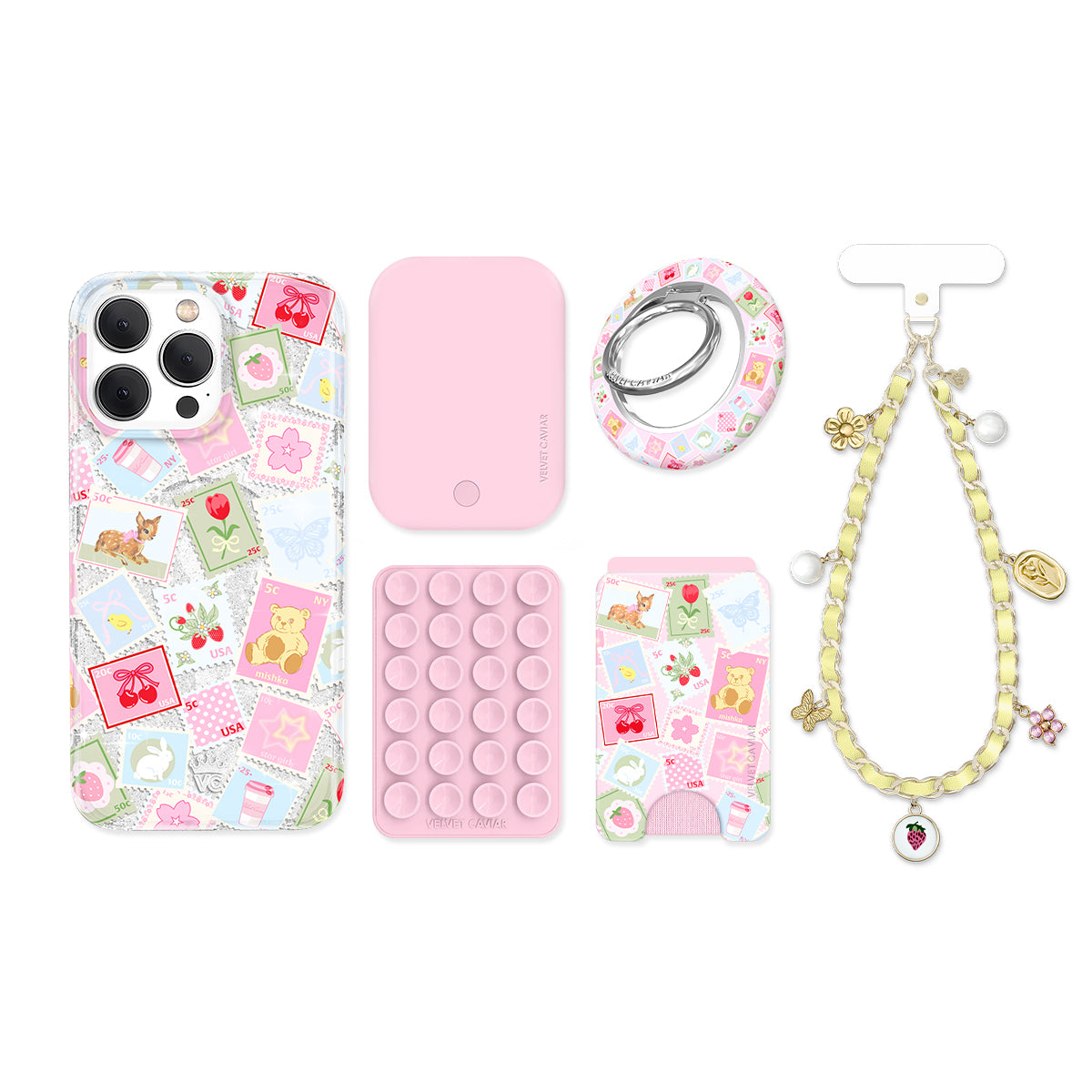 Spring Whimsy Stamps Glitter iPhone Bundle Set