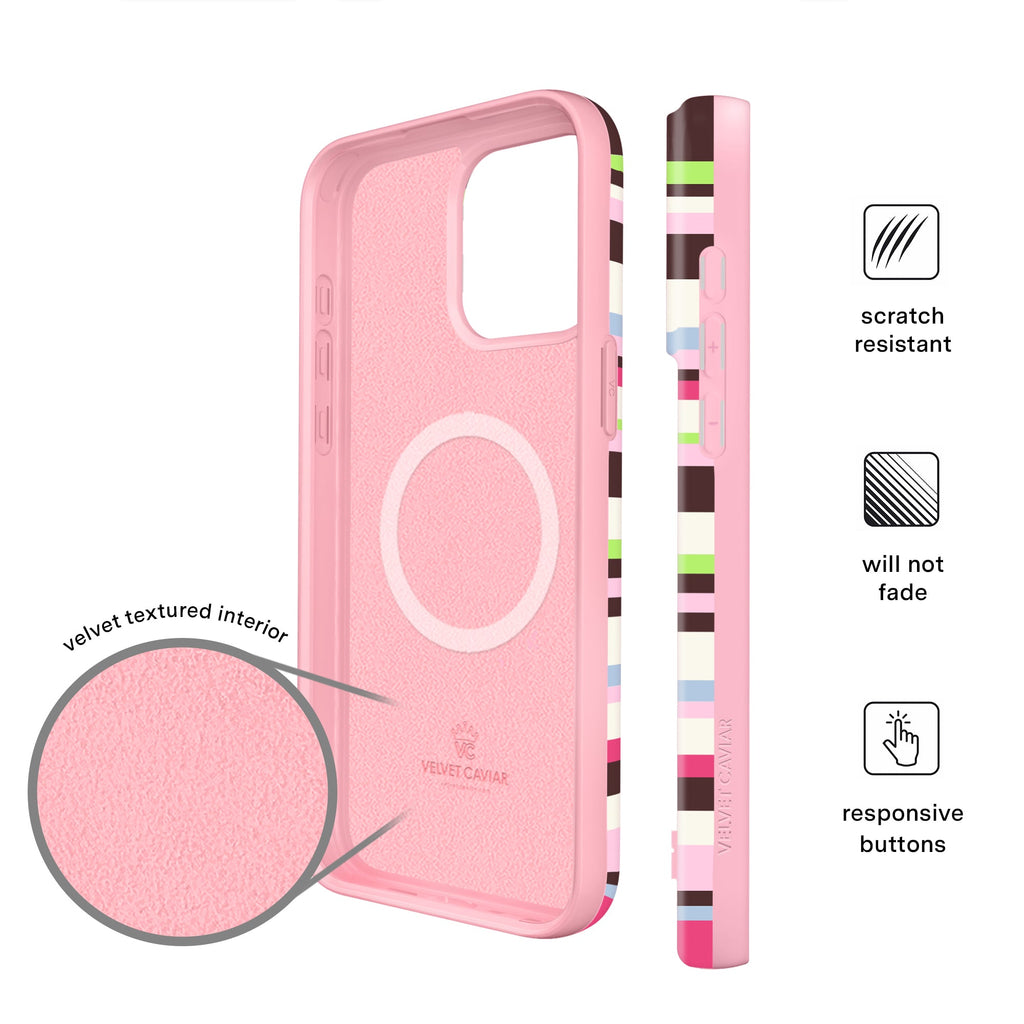 Sweet Treat Stripes iPhone Case