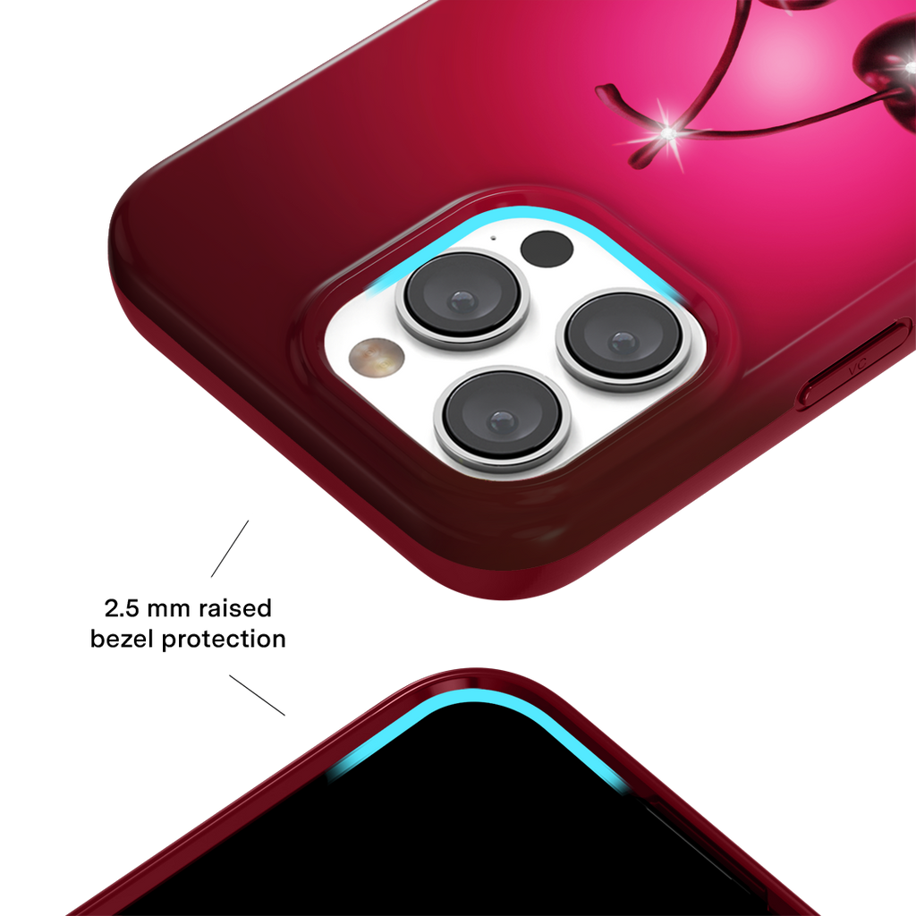 Black Cherry Crystal iPhone Case