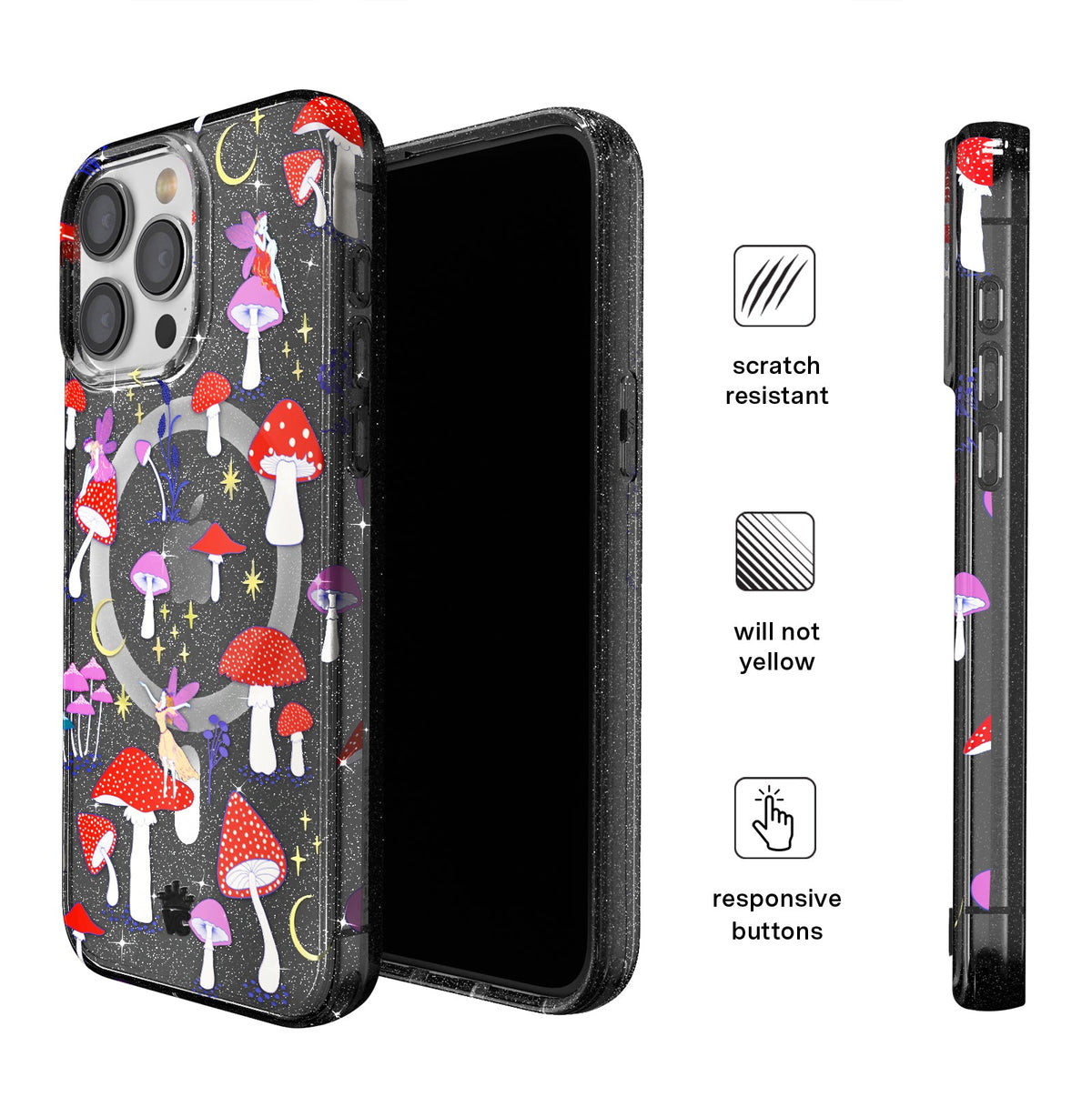 Mystic Mushrooms iPhone Case