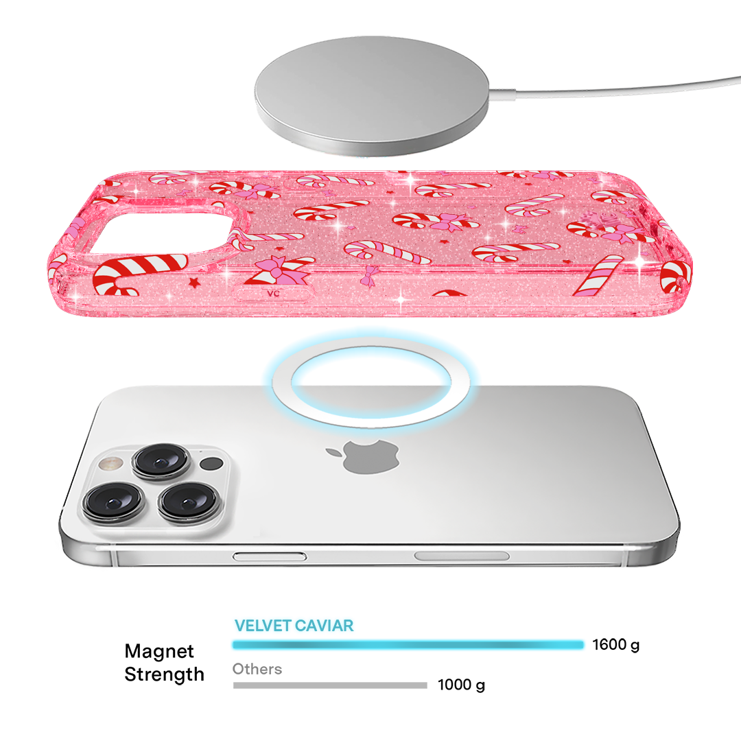 Pink Peppermint Princess iPhone Case