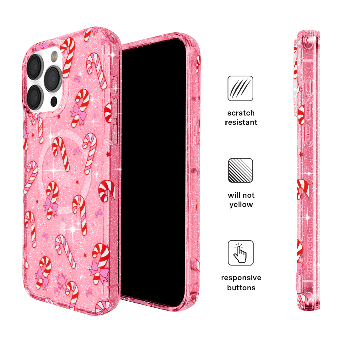 Pink Peppermint Princess iPhone Case