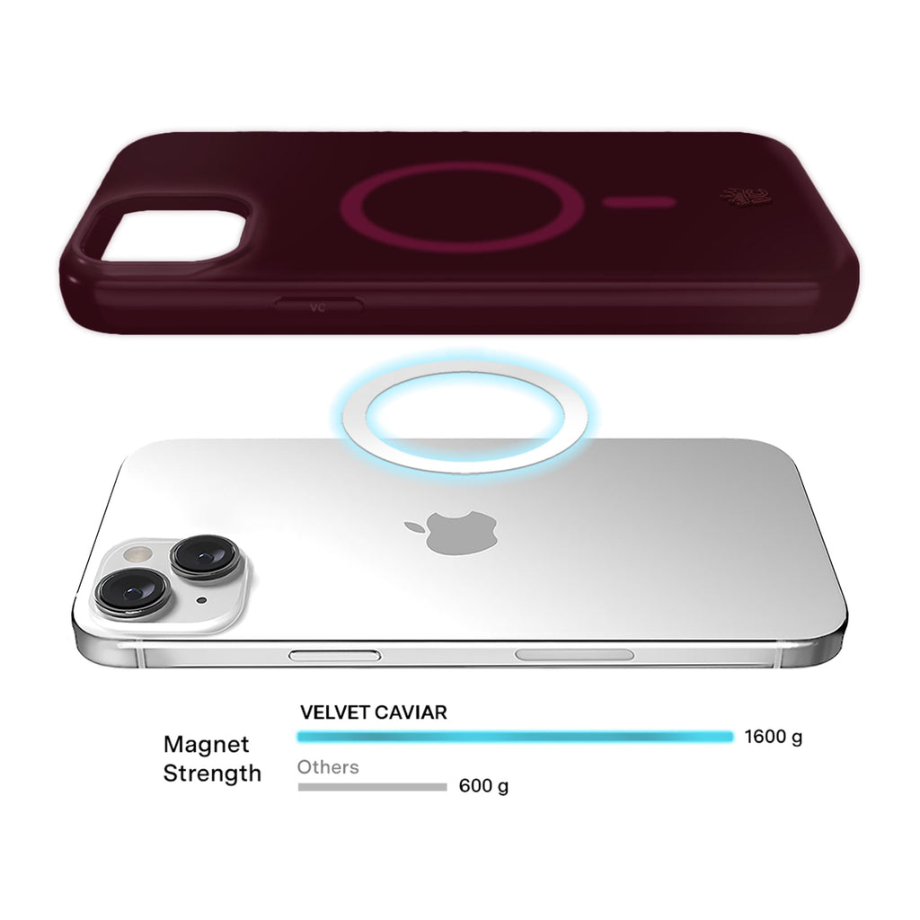 Burgundy 1990 Jelly iPhone Case