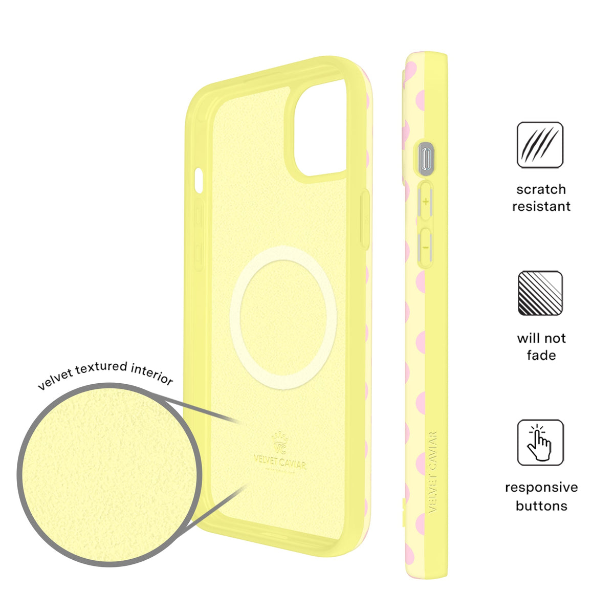 Buttercream Polka Dot iPhone Case