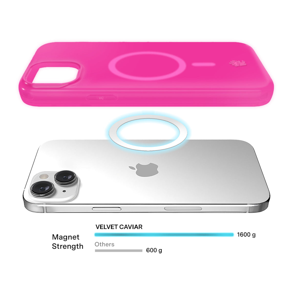 Pink Sapphire Jelly iPhone Case