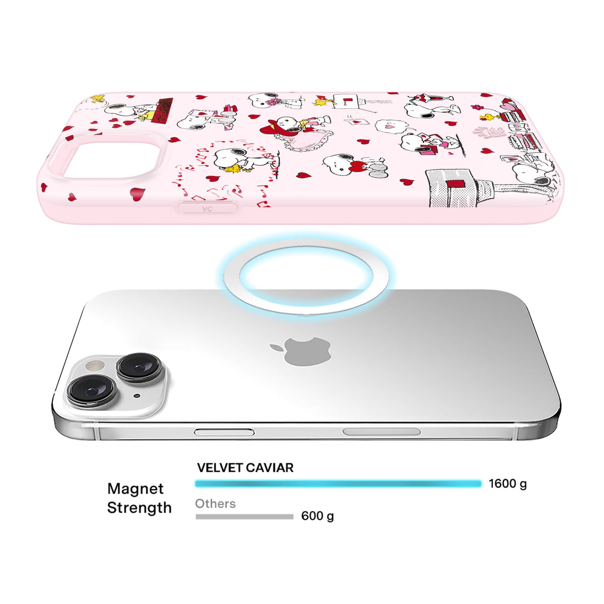 Snoopy Lovely Moods iPhone Case
