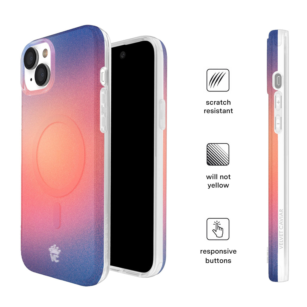 Sunset Glow Aura iPhone Case