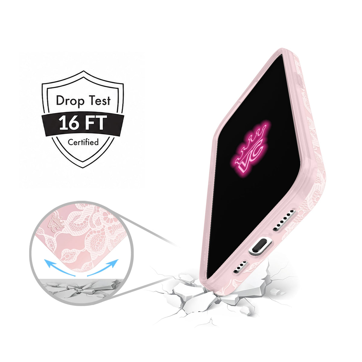 Undress Me Lace iPhone Case