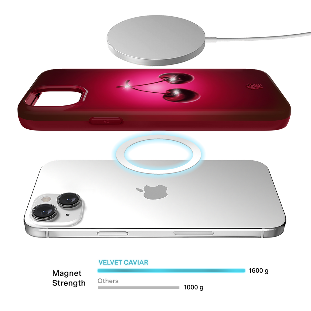 Black Cherry Crystal iPhone Case
