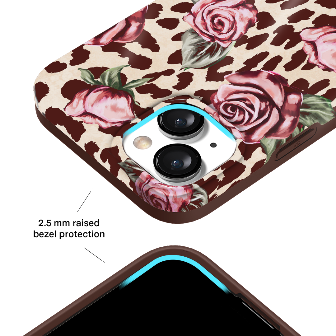 Rosy Leopard iPhone Case