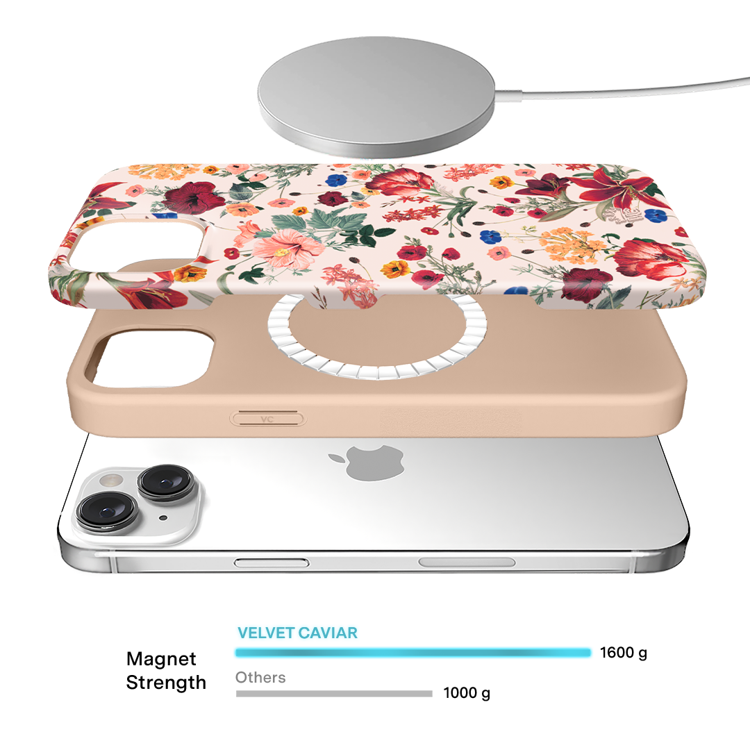 Nude Vintage Floral iPhone Case