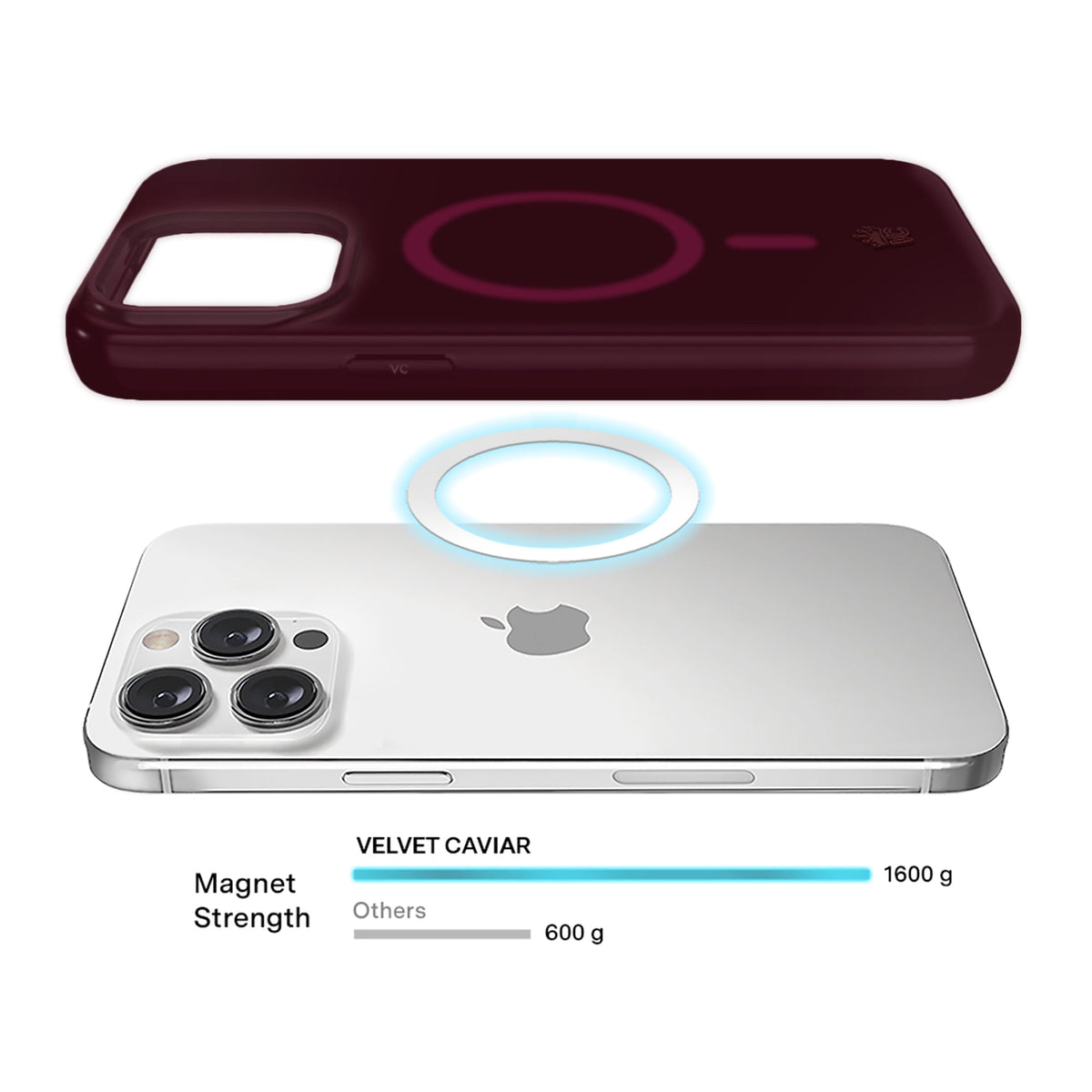 Burgundy 1990 Jelly iPhone Case