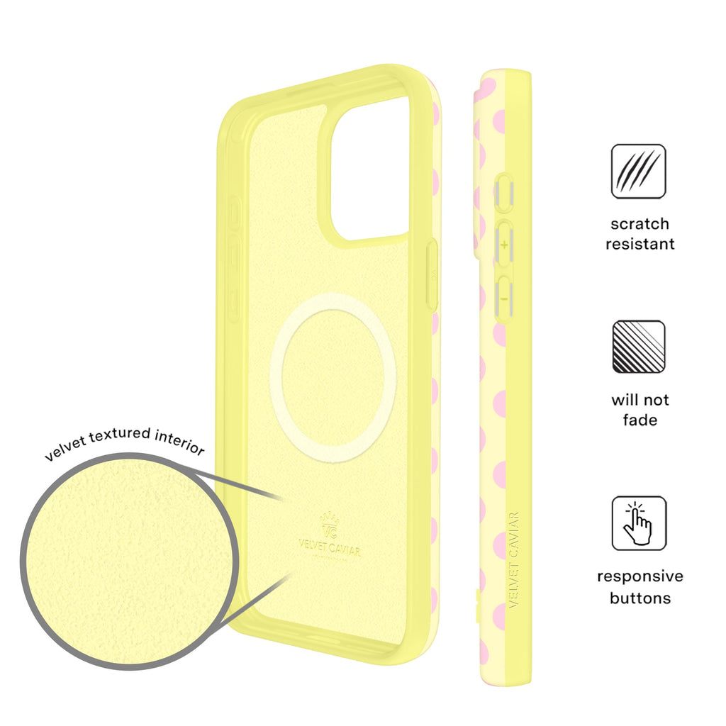 Buttercream Polka Dot iPhone Case
