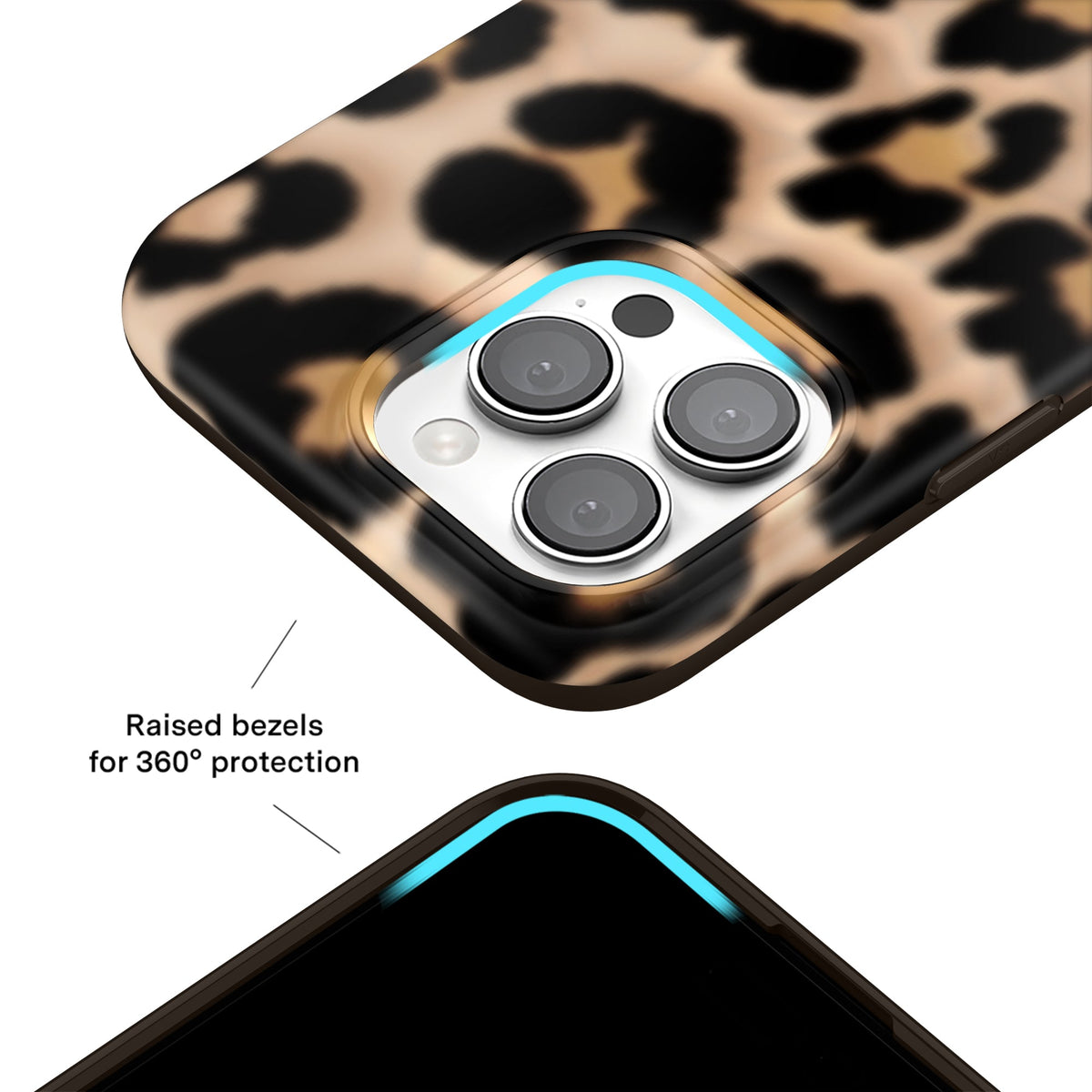 It Girl Blonde Leopard iPhone Case