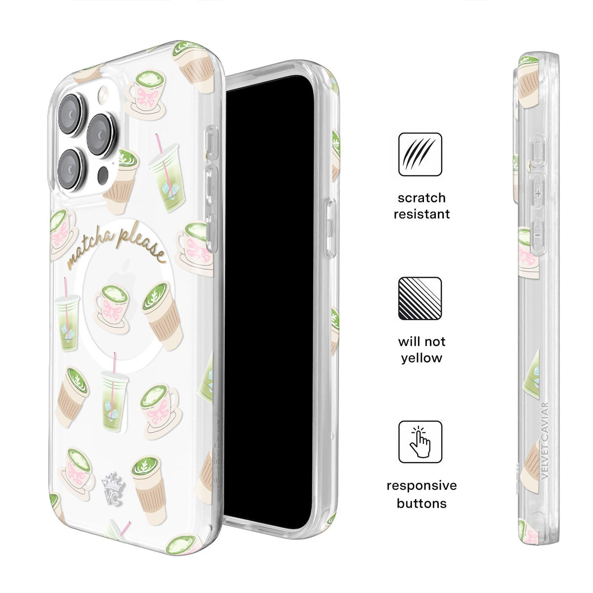 Matcha Please iPhone Case