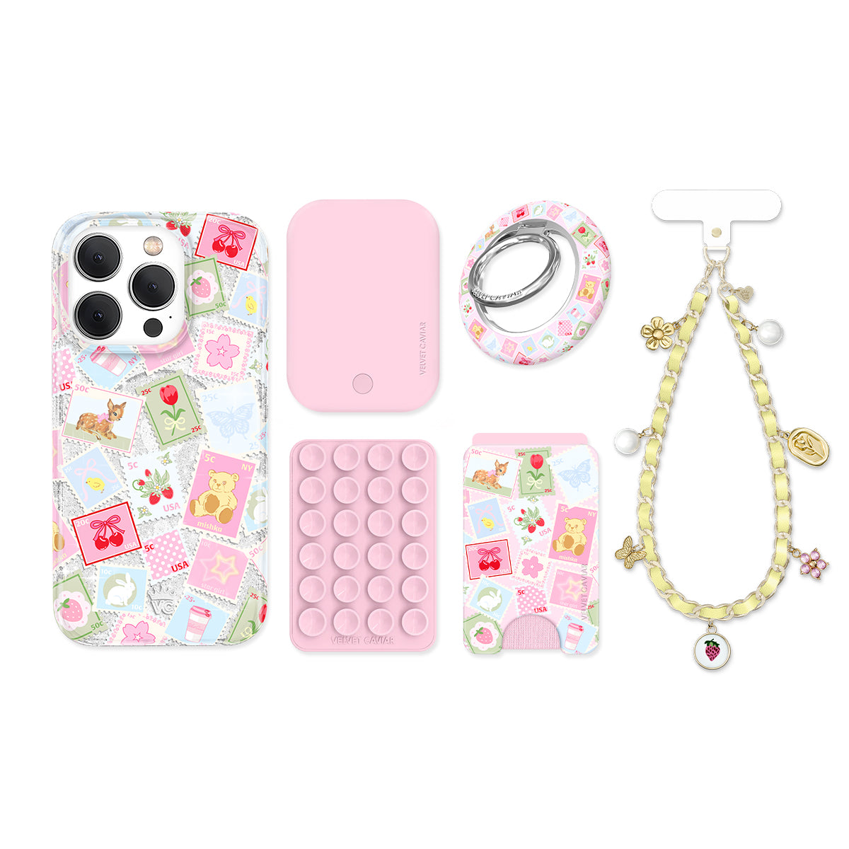 Spring Whimsy Stamps Glitter iPhone Bundle Set