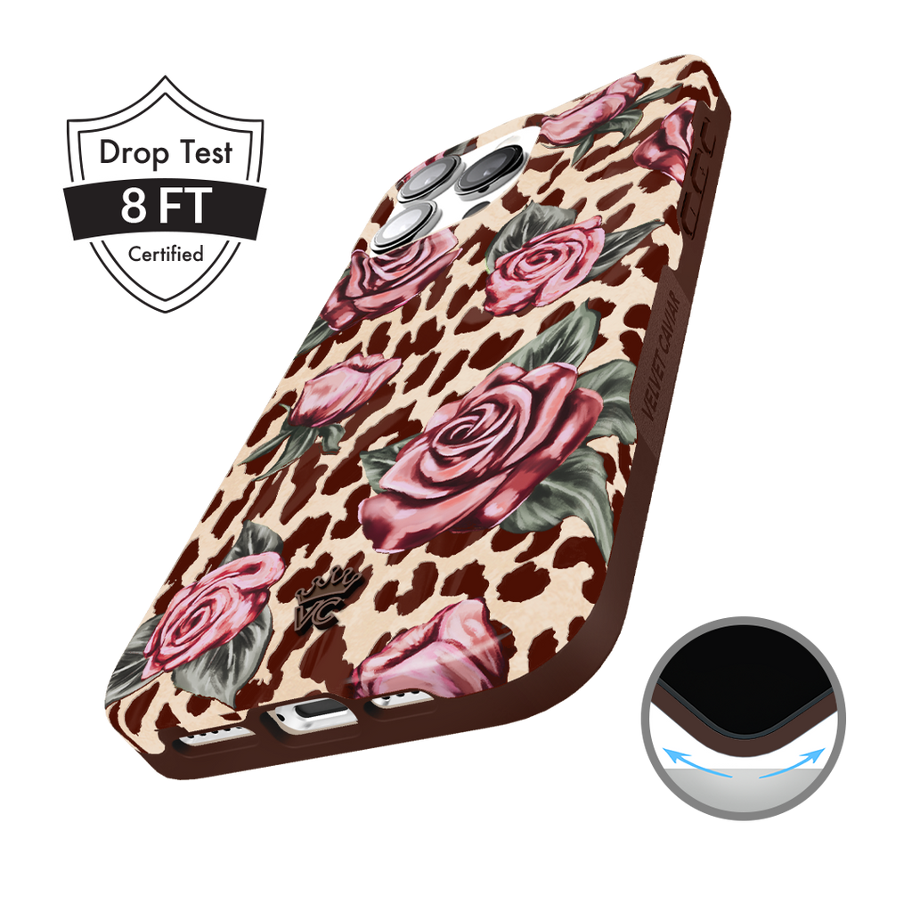 Rosy Leopard iPhone Case