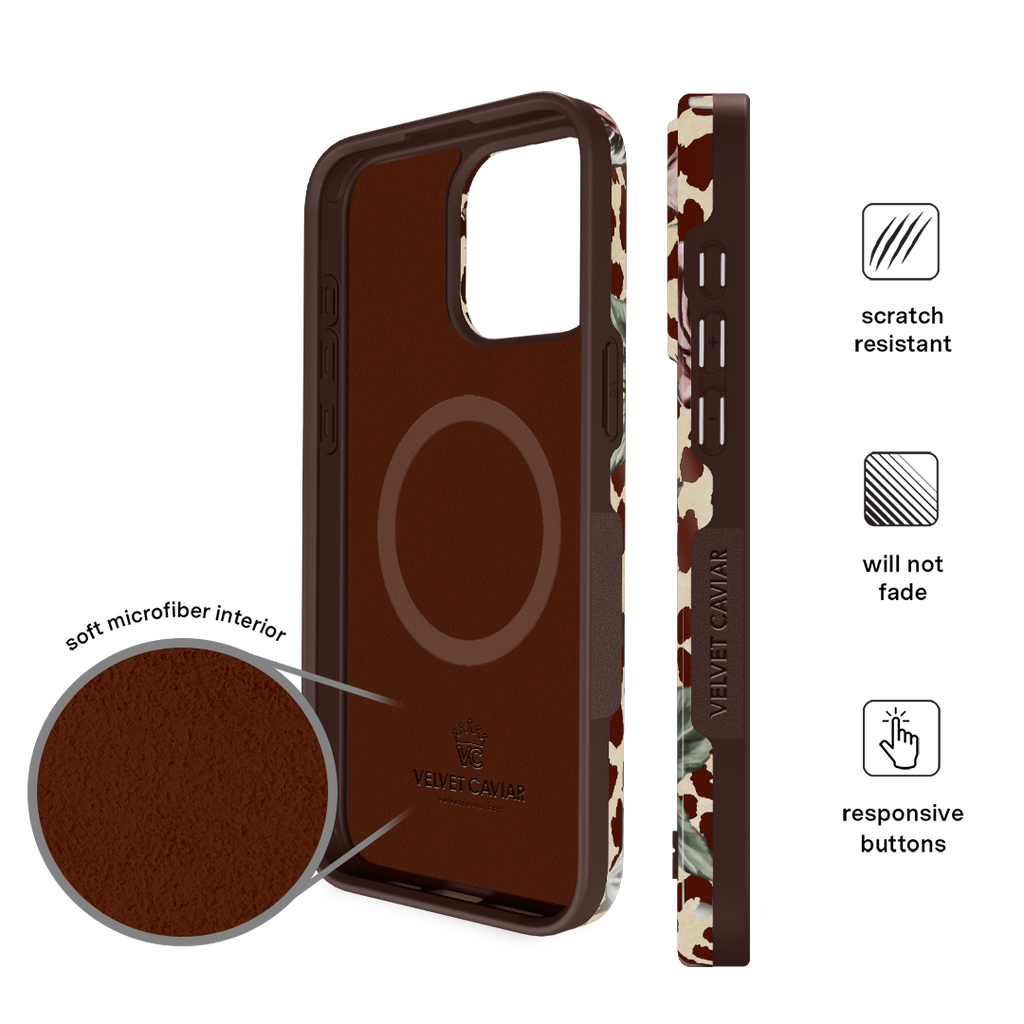 Rosy Leopard iPhone Case
